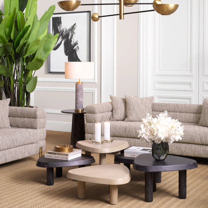 Pebble-Shaped Coffee Table L Briel