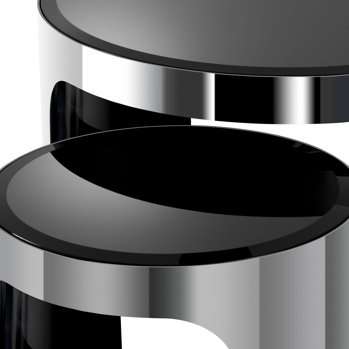 Glass Side Tables (2) Piemonte