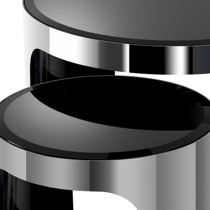 Glass Side Tables (2) Piemonte