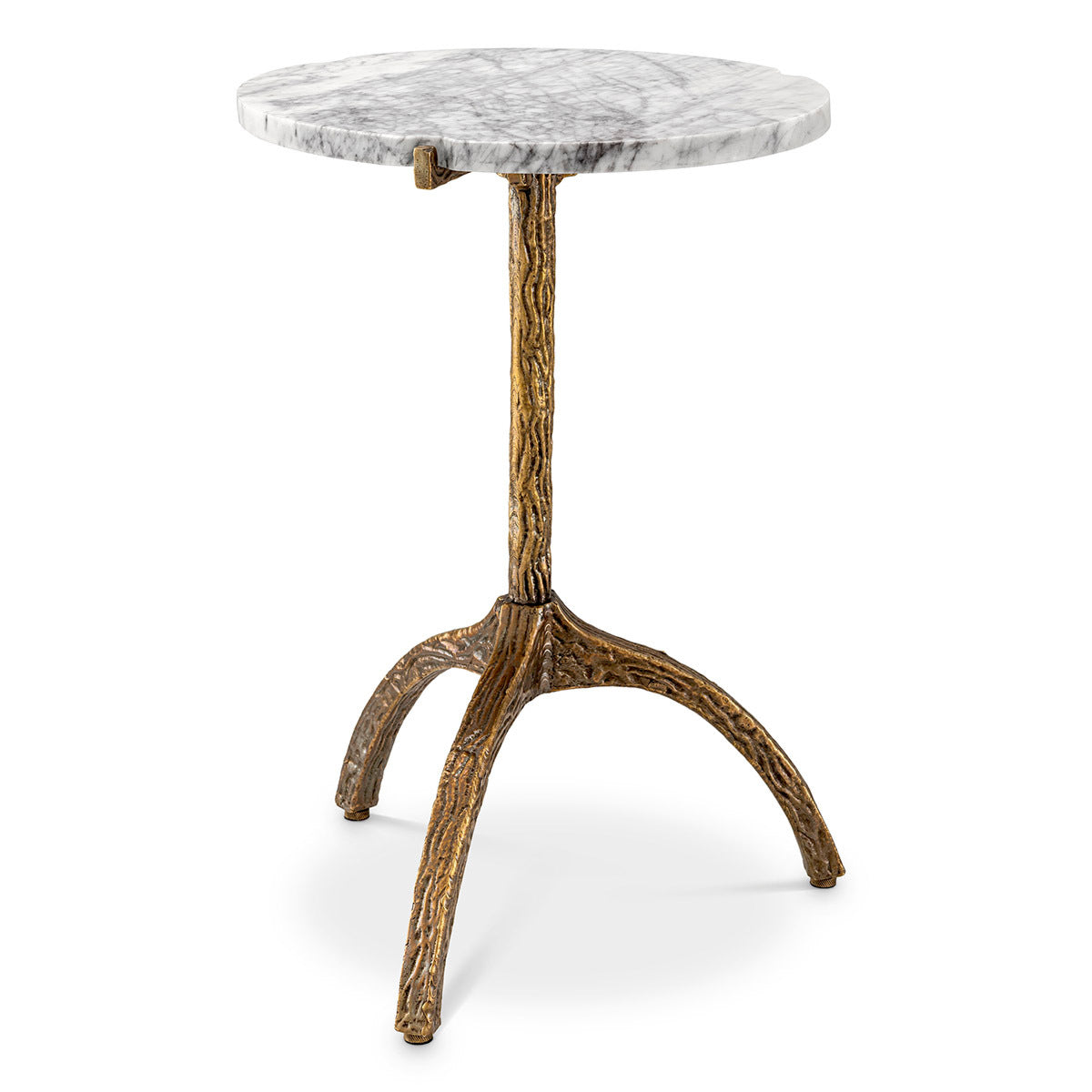 White Marble Side Table Cortina | Cabothousefurniture.com