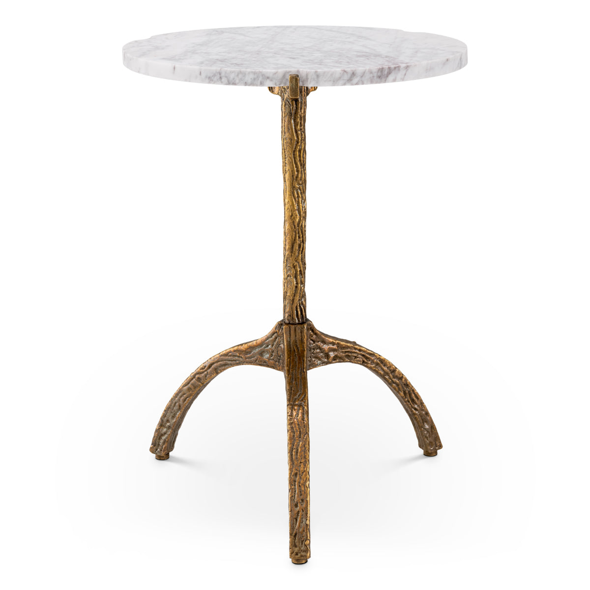 White Marble Side Table Cortina | Cabothousefurniture.com