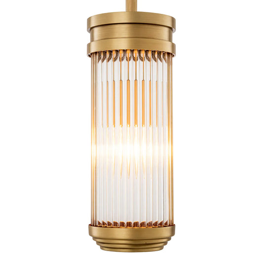 Cylindrical Glass Pendant Lamp Rousseau
