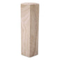 Hexagonal Travertine Column Cuneo | Cabothousefurniture.com