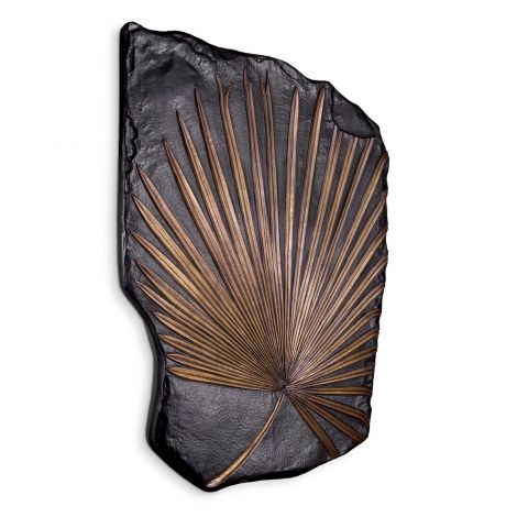 Embossed Leaf Wall Object Palma | Cabothousefurniture.com