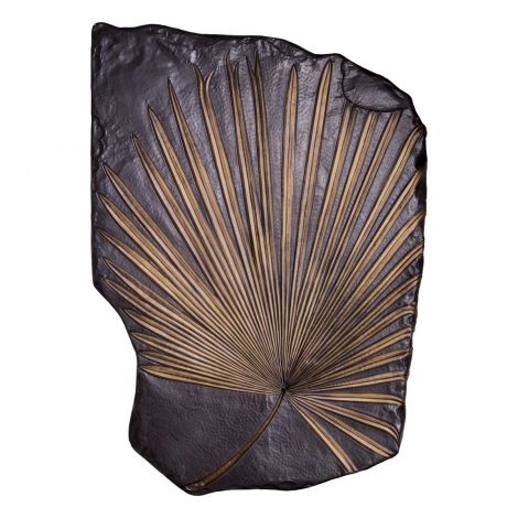Embossed Leaf Wall Object Palma | Cabothousefurniture.com