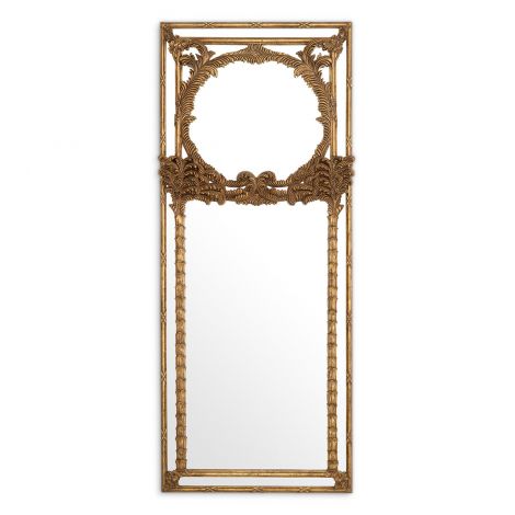 Hand-Carved Mahogany Mirror Le Royal | Cabothousefurniture.com
