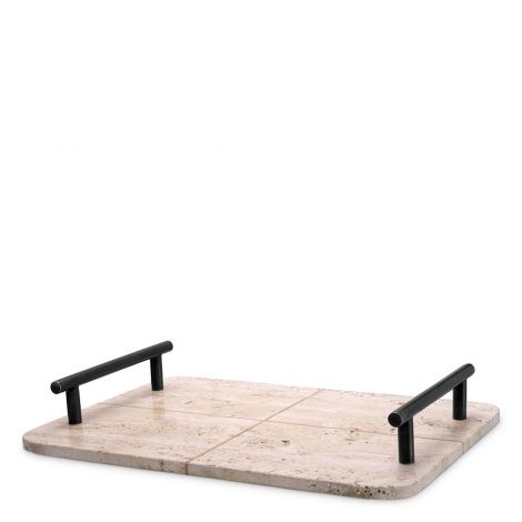 Travertine Tray Ugo | Cabothousefurniture.com