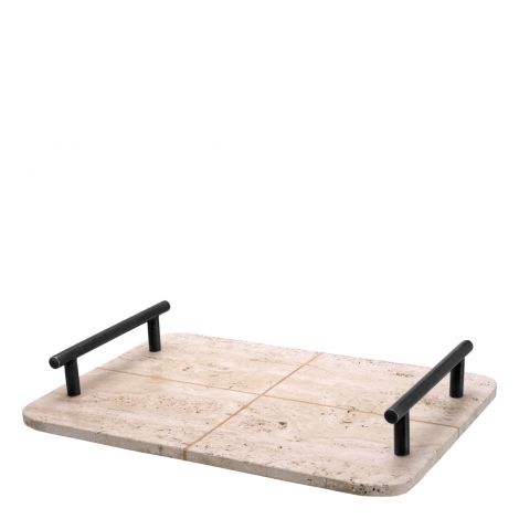 Travertine Tray Ugo | Cabothousefurniture.com