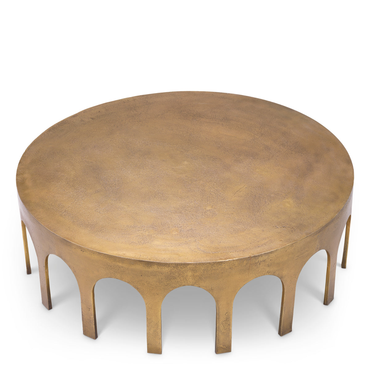 Vintage Brass Coffee Table Gardini | Cabothousefurniture.com