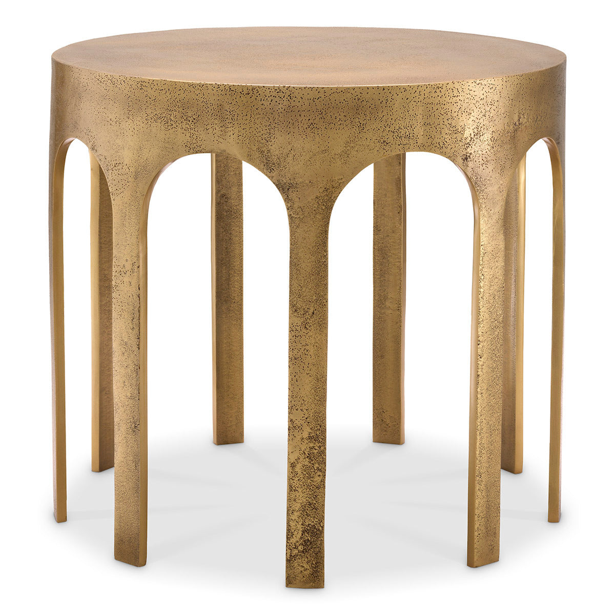 Vintage Brass Side Table Gardini | Cabothousefurniture.com