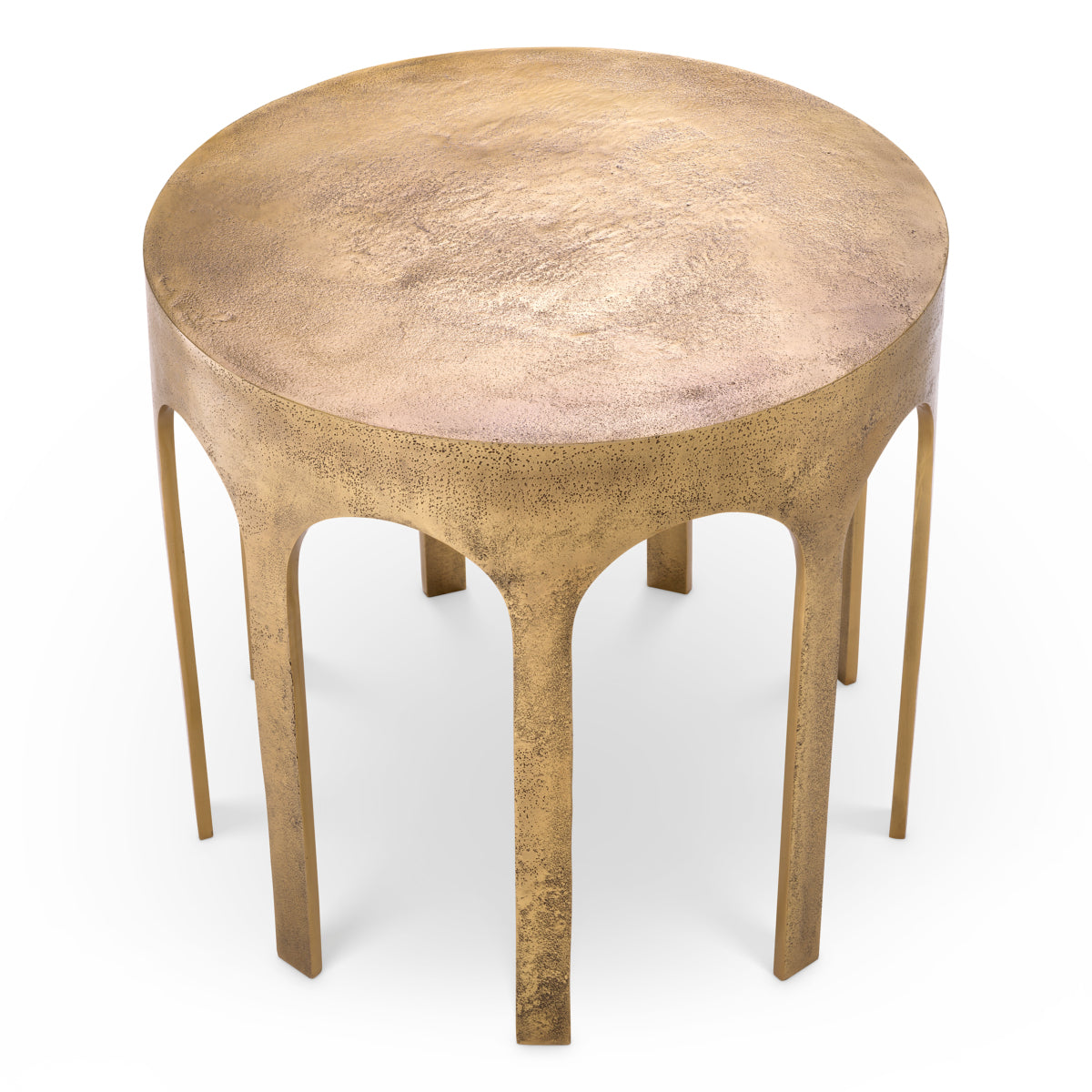 Vintage Brass Side Table Gardini | Cabothousefurniture.com
