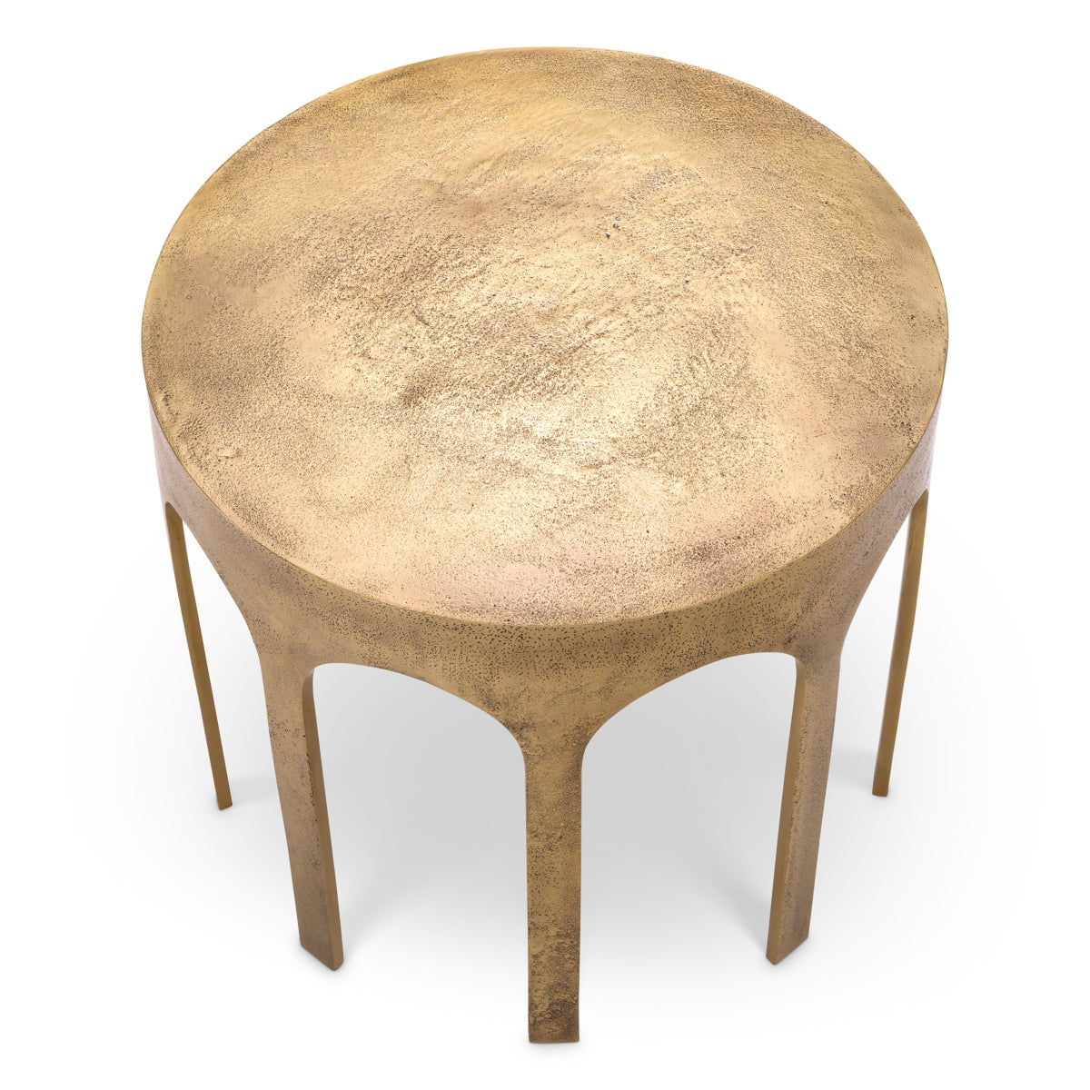 Vintage Brass Side Table Gardini | Cabothousefurniture.com