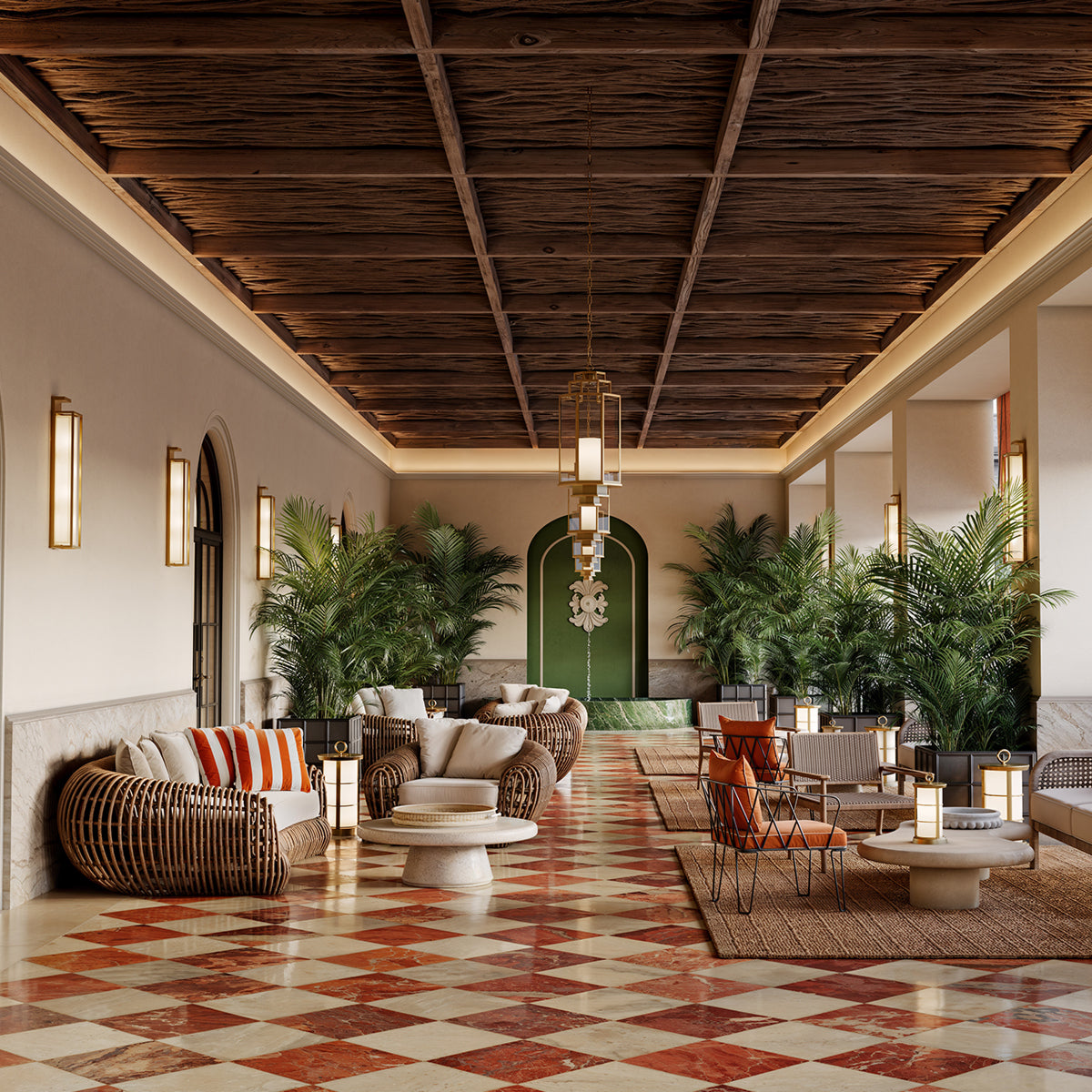 Rustic Style Outdoor Planter Grid | Cabothousefurniture.com