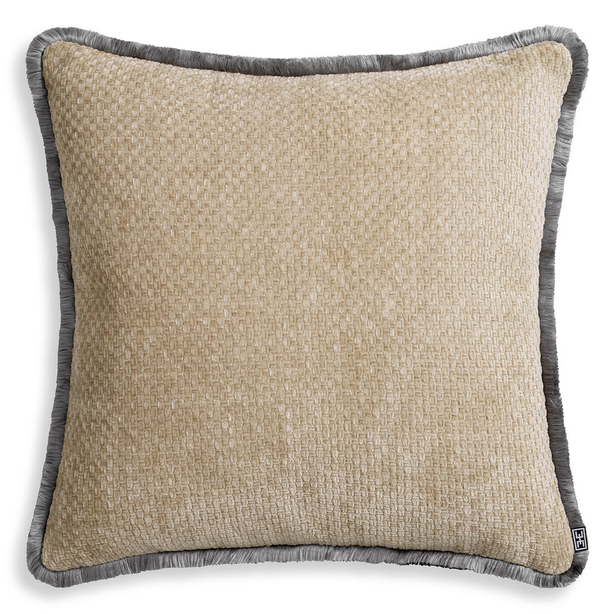 Fringed Minimalist Cushion L Paia | Cabothousefurniture.com