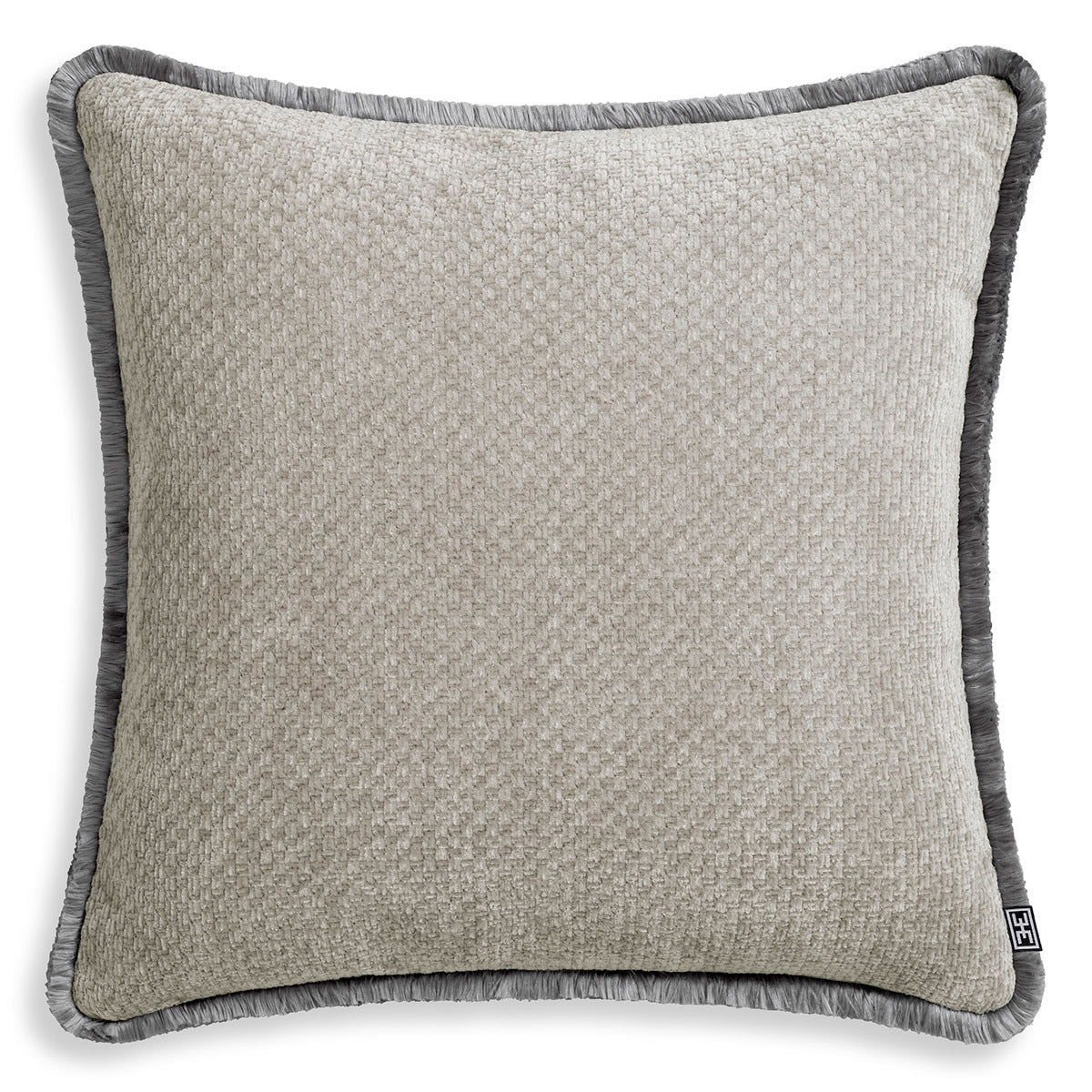 Fringed Minimalist Cushion L Paia | Cabothousefurniture.com