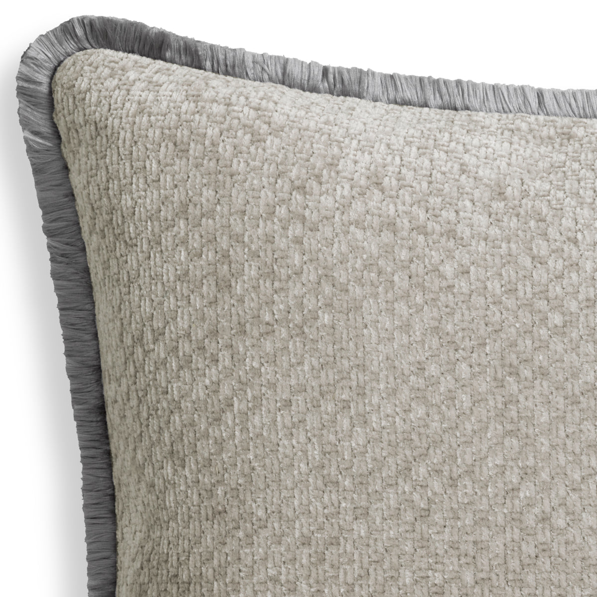 Fringed Minimalist Cushion L Paia | Cabothousefurniture.com