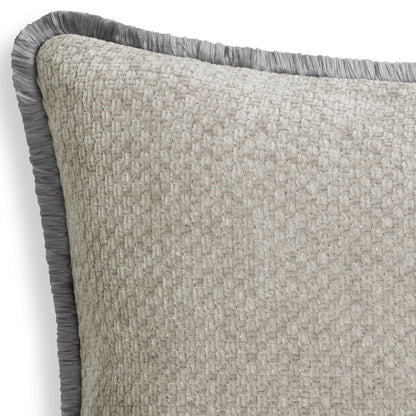 Fringed Minimalist Cushion L Paia | Cabothousefurniture.com