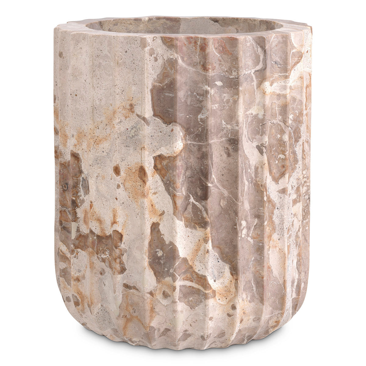 Brown Marble Vase Nava | Cabothousefurniture.com