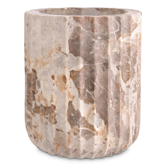 Brown Marble Vase Nava | Cabothousefurniture.com