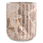 Brown Marble Vase Nava | Cabothousefurniture.com