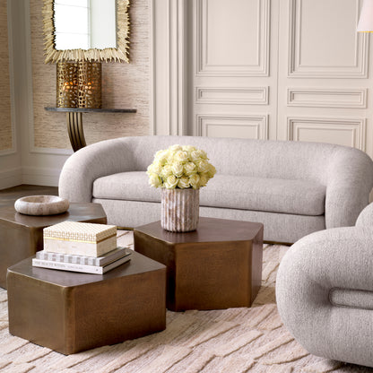 Brown Marble Vase Nava | Cabothousefurniture.com