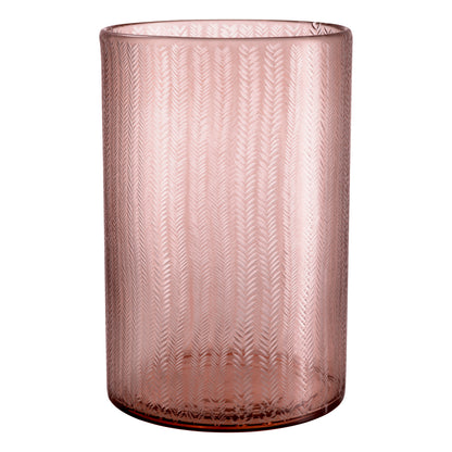 Pink Glass Hurricane Spencer