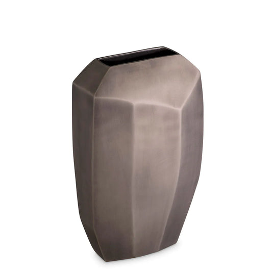 Matte Nickel Vase Linos