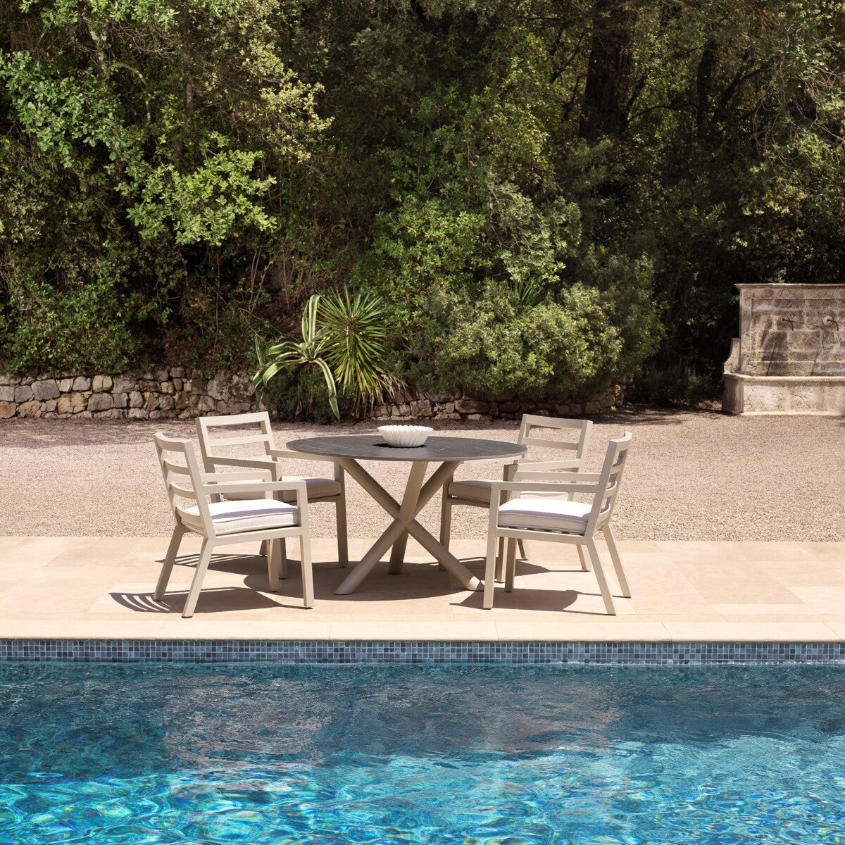 White Marble Bowl Jackson | Cabothousefurniture.com