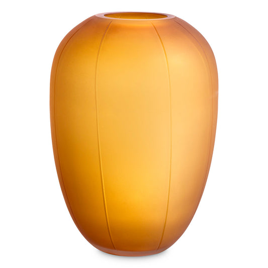 Amber Glass Bouquet Vase S Zenna | Cabothousefurniture.com