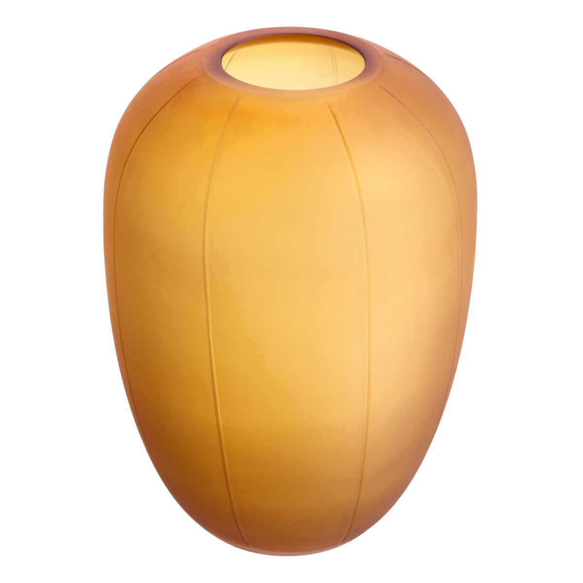 Amber Glass Bouquet Vase S Zenna | Cabothousefurniture.com
