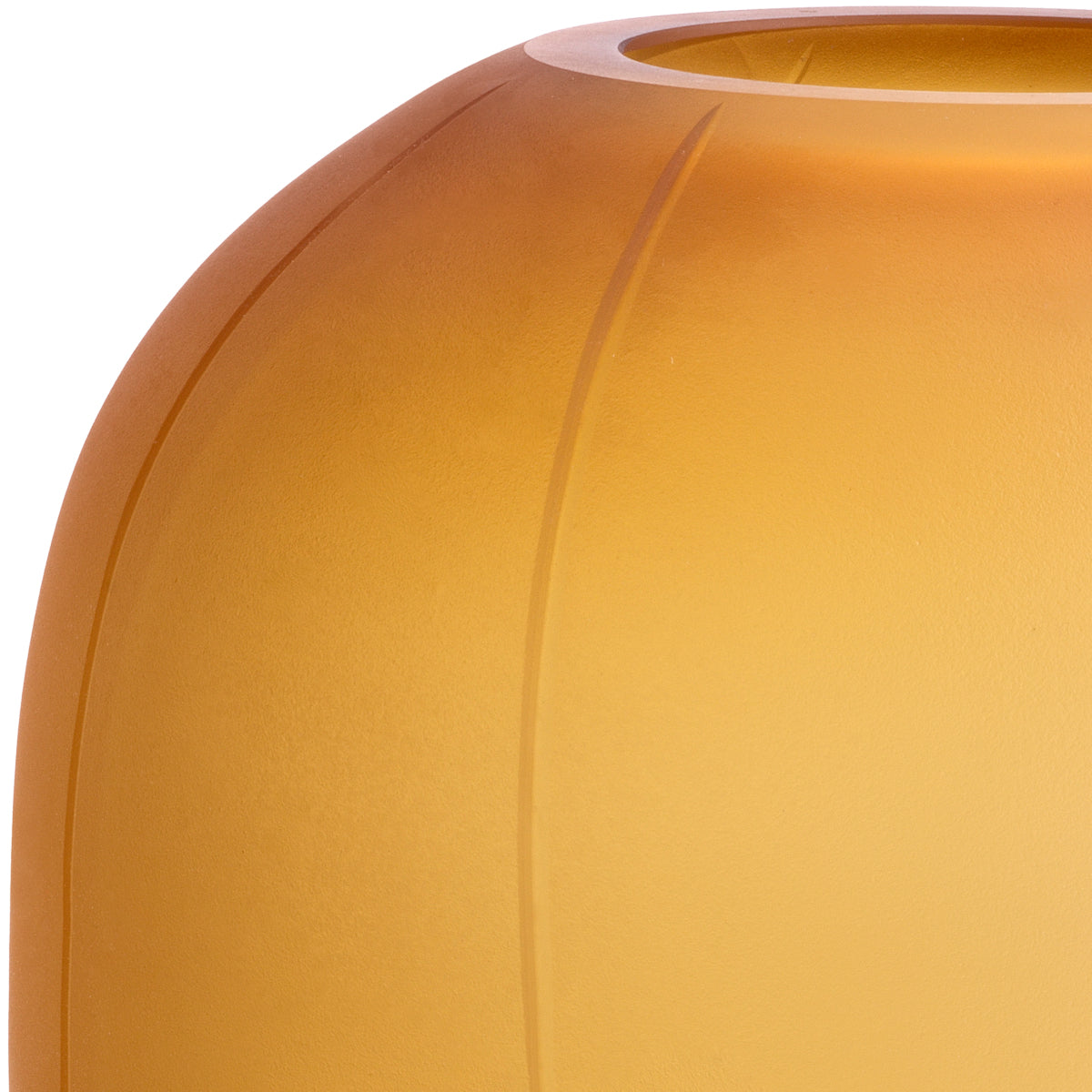 Amber Glass Bouquet Vase S Zenna | Cabothousefurniture.com