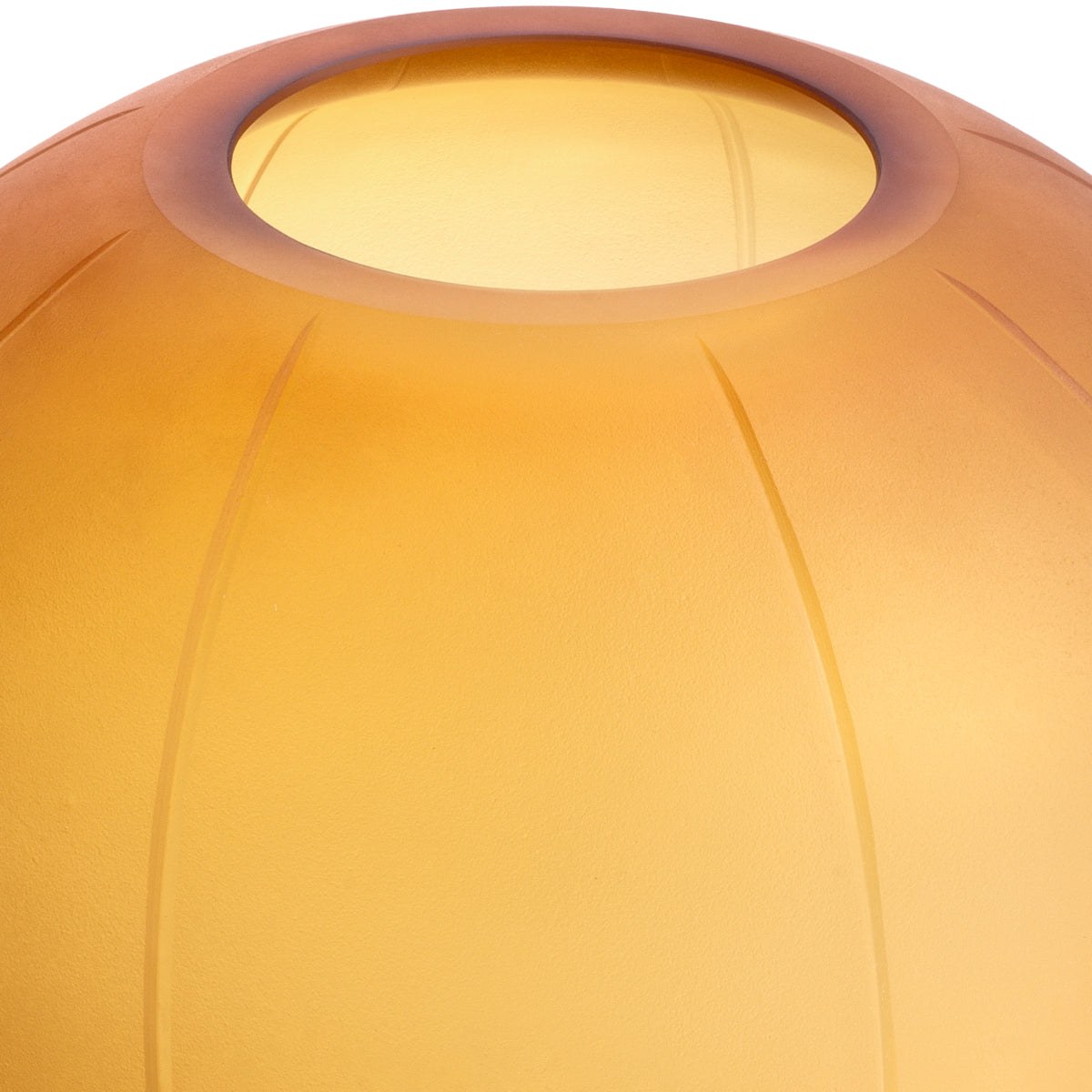 Amber Glass Bouquet Vase S Zenna | Cabothousefurniture.com