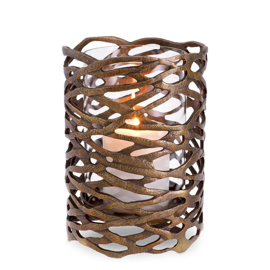 Vintage Brass Hurricane Lanai