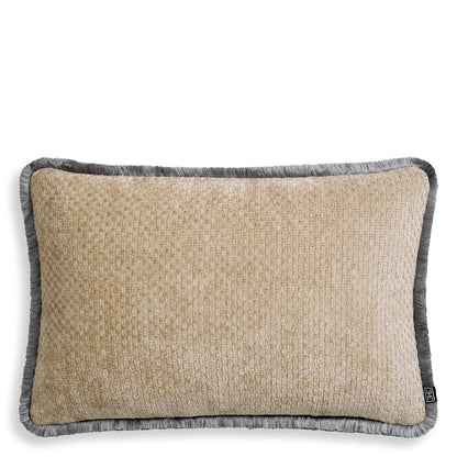 Fringed Minimalist Lumbar Pillow Paia | Cabothousefurniture.com