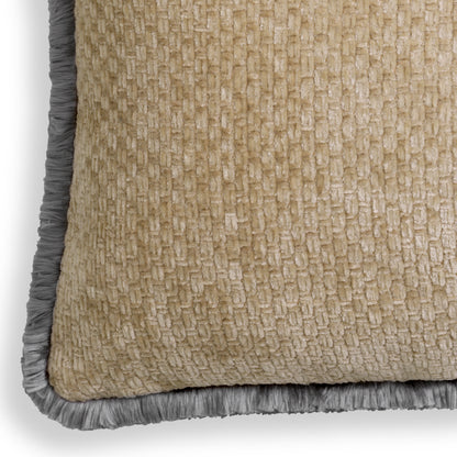 Fringed Minimalist Lumbar Pillow Paia | Cabothousefurniture.com