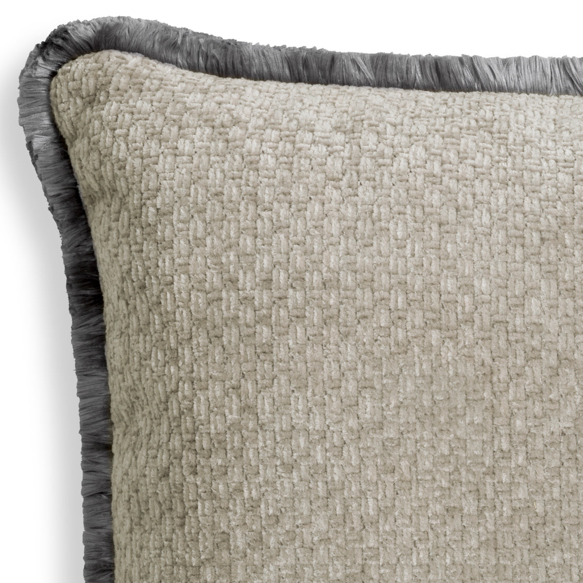 Fringed Minimalist Cushion S Paia | Cabothousefurniture.com