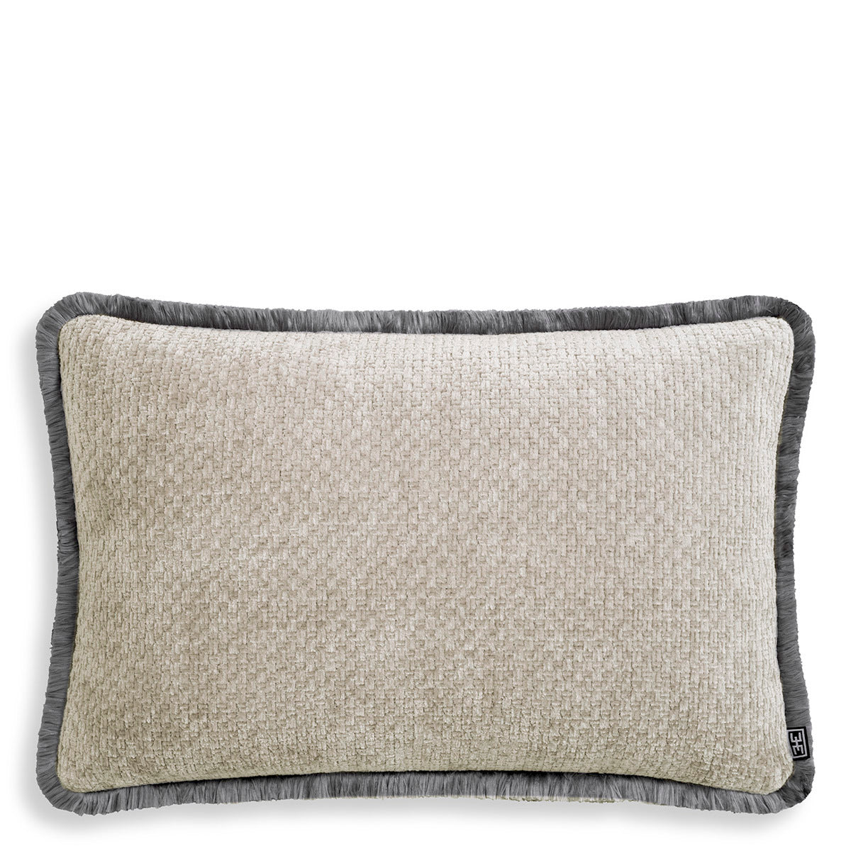 Fringed Minimalist Lumbar Pillow Paia | Cabothousefurniture.com