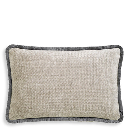 Fringed Minimalist Lumbar Pillow Paia | Cabothousefurniture.com
