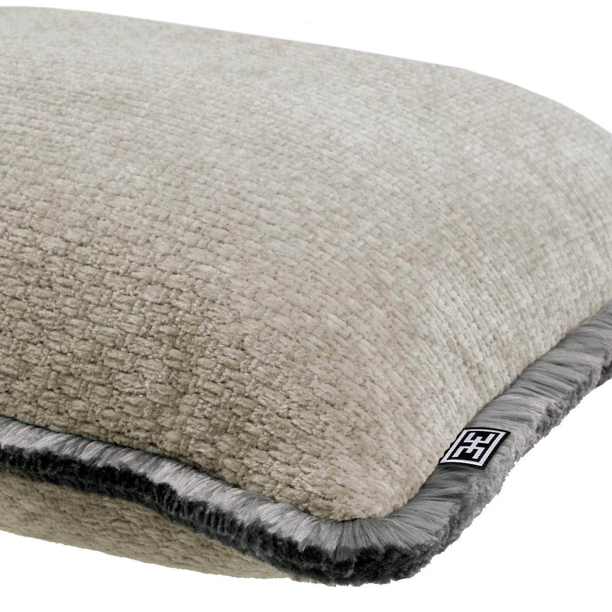 Fringed Minimalist Lumbar Pillow Paia | Cabothousefurniture.com