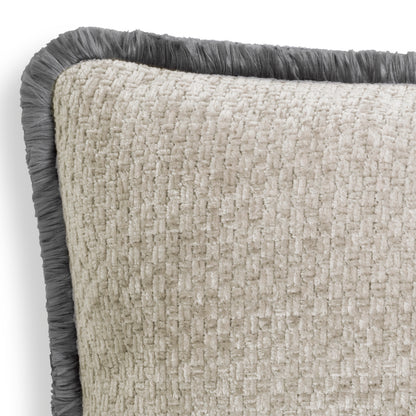 Fringed Minimalist Lumbar Pillow Paia | Cabothousefurniture.com