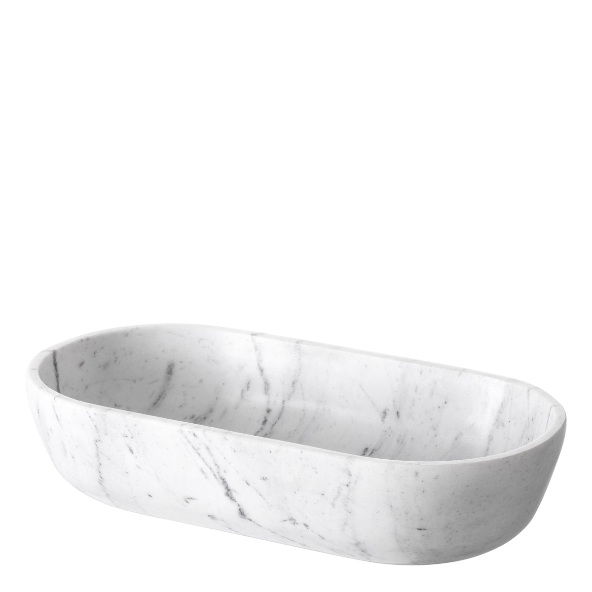 White Marble Bowl Terrebonne | Cabothousefurniture.com