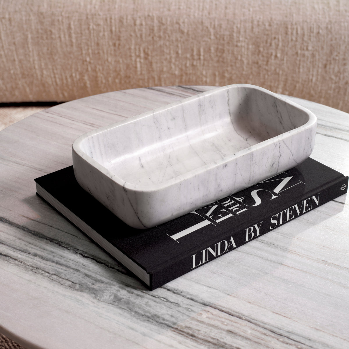 Rectangular Marble Bowl Vioujard | Cabothousefurniture.com