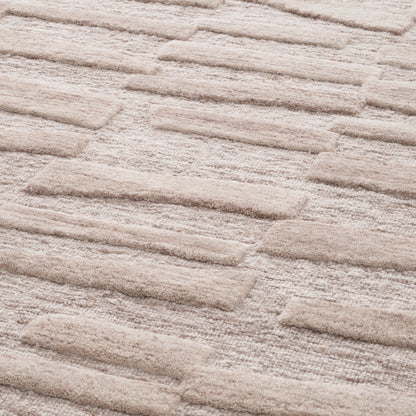 Beige Wool Carpet Sestri | Cabothousefurniture.com
