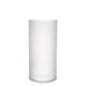 White Frosted Glass Vase S Haight | Cabothousefurniture.com
