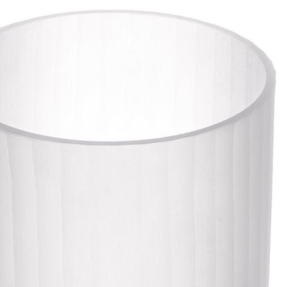 White Frosted Glass Vase S Haight | Cabothousefurniture.com