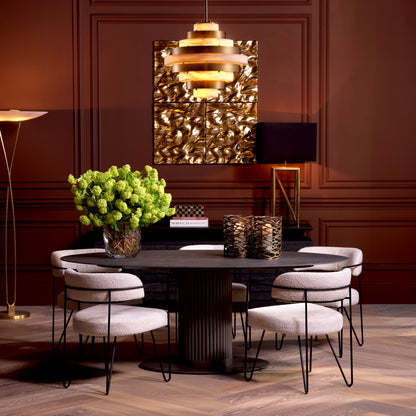 Gold Textured Wall Object Nulci