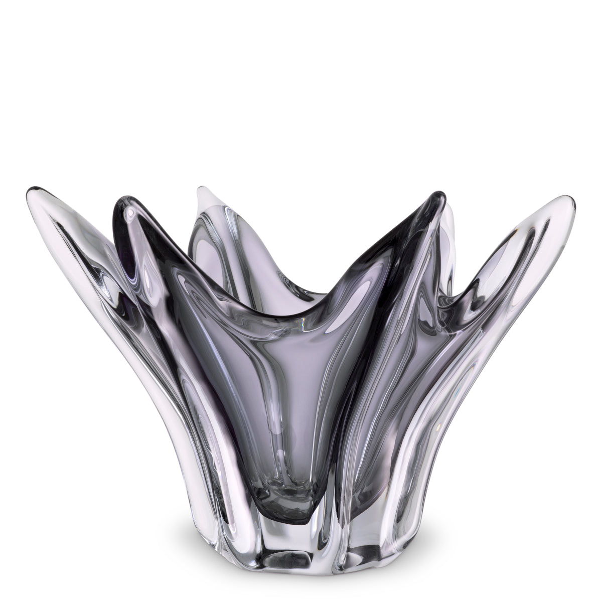 Handblown Glass Modern Bowl Sutter | Cabothousefurniture.com
