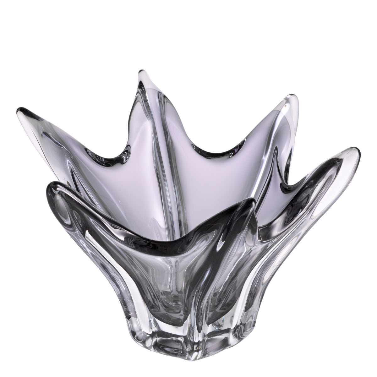 Handblown Glass Modern Bowl Sutter | Cabothousefurniture.com