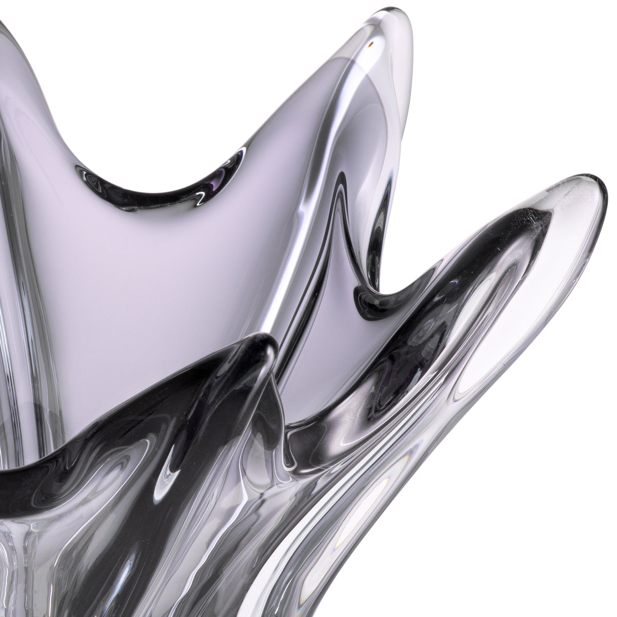 Handblown Glass Modern Bowl Sutter | Cabothousefurniture.com