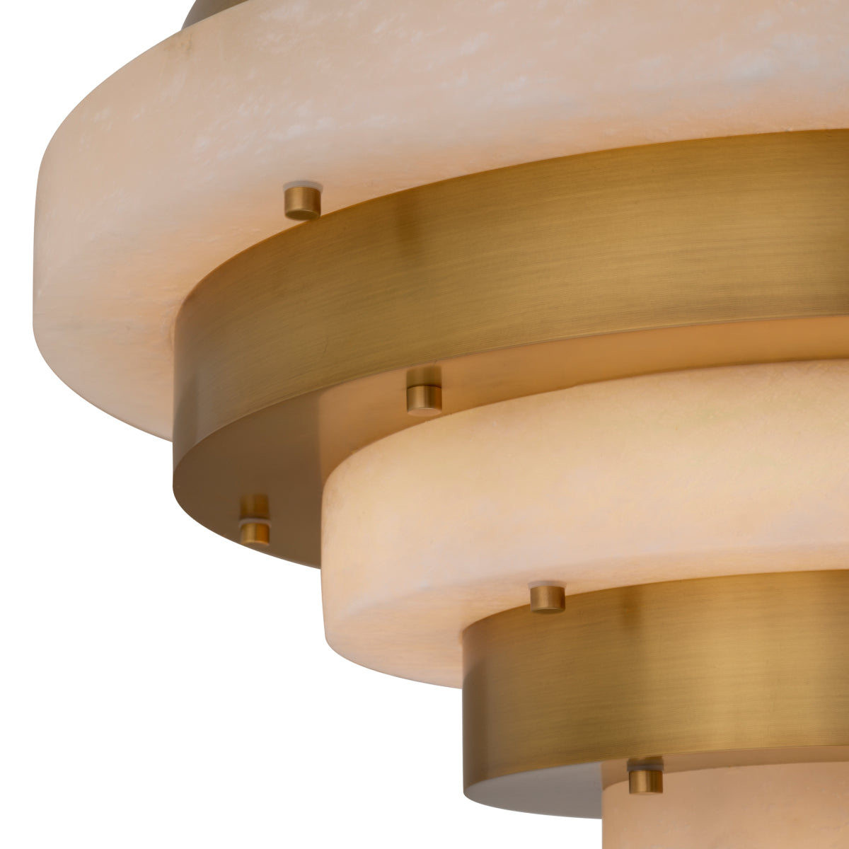 Alabaster Tiered Chandelier Lazzari | Cabothousefurniture.com